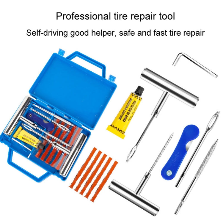 7 In 1 Car Tire Repair Tool Set Motorcycle Vacuum Tire Emergency Fast Repair Toolkit - Tire Repair & Installation Tools by buy2fix | Online Shopping UK | buy2fix