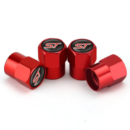 4pcs /Set Car Valve Cap Motorcycle Tire Decoration, Color: Red - Tire Valve Caps by buy2fix | Online Shopping UK | buy2fix