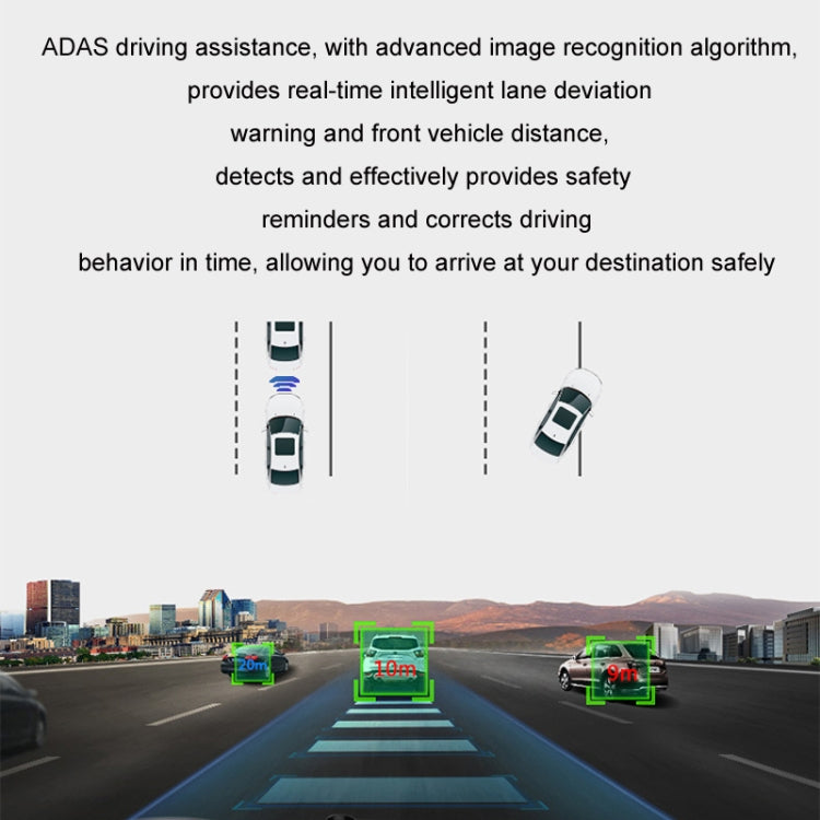 Android ADAS HD Night Vision 1080P USB Driving Recorder, Model: Single Lens(16G Memory Card) - Car DVRs by buy2fix | Online Shopping UK | buy2fix