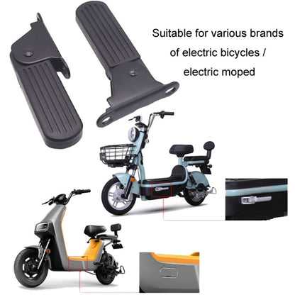 Electric Vehicle Folding Front Footrest Electric Moped Front Pedal, Model: 7cm Nylon - Others by buy2fix | Online Shopping UK | buy2fix