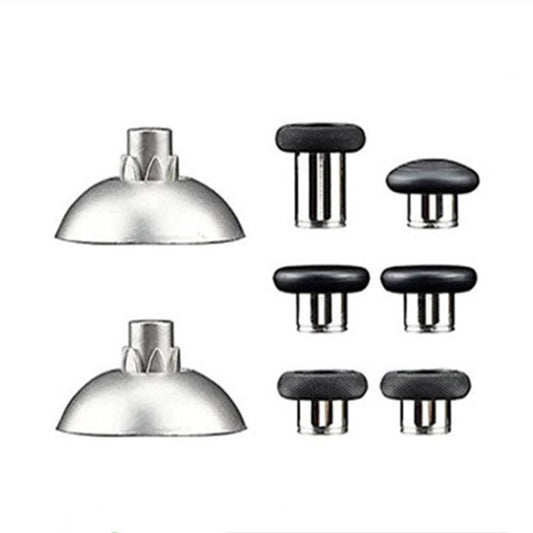 For PS5 Joystick 8pcs /Set Gamepad Metal Buttons Mushroom Head Magnetic Base Cross Keys Accessory Set - Others by buy2fix | Online Shopping UK | buy2fix