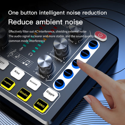 M8 Recording And Singing Live Bluetooth Sound Card Set, Color: White - Live Sound Effects Processors by buy2fix | Online Shopping UK | buy2fix