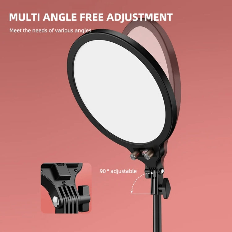 10.2 Inch Full-Screen Selfie Ring Light Tripod Set for Live Stream, Spec: 210cm Bracket - Selfie Light by buy2fix | Online Shopping UK | buy2fix