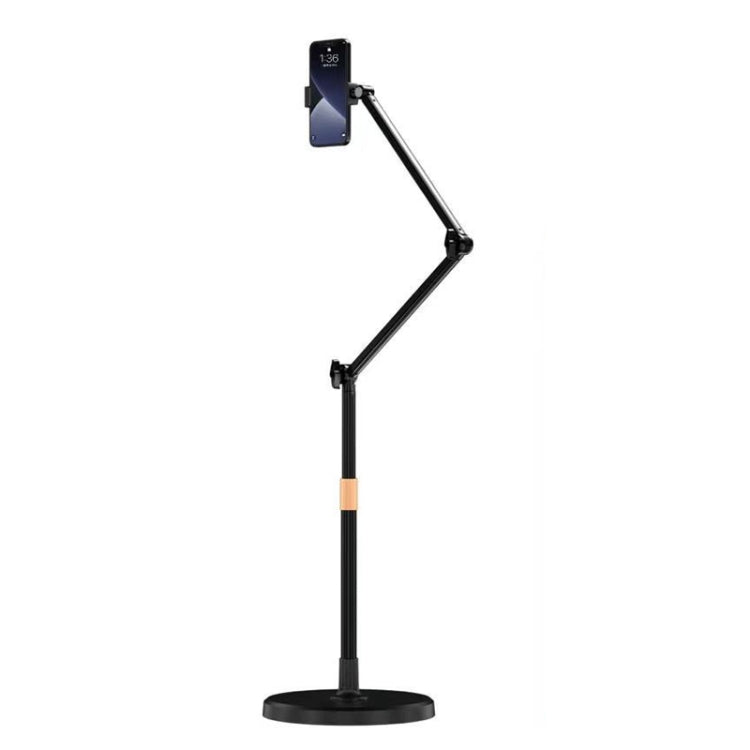 1.7m Mobile Phone Floor Stand Overhead Shooting Holder Retractable Lazy Support, Spec: Only Stand - Stand by buy2fix | Online Shopping UK | buy2fix