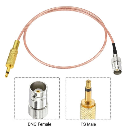 20cm BNC Female To 3.5mm Male Stereo Adapter Coaxial Power Audio RG316 Cable - Connectors by buy2fix | Online Shopping UK | buy2fix