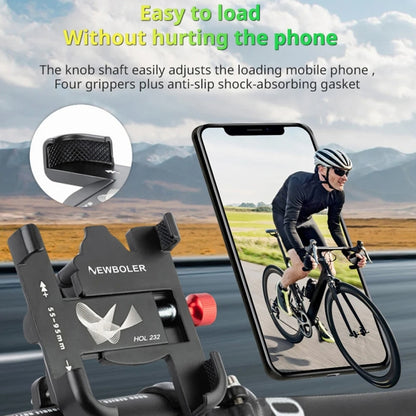 PROMEND SJJ-297E Rearview Mirror Model Phone Holder Universal Aluminum Alloy Electric Bike Mount - Holder by PROMEND | Online Shopping UK | buy2fix