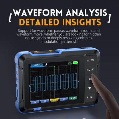 FNIRSI 2 In 1 Mini Portable Digital Oscilloscope Signal Generator, Set: Upgrade - Digital Multimeter by FNIRSI | Online Shopping UK | buy2fix