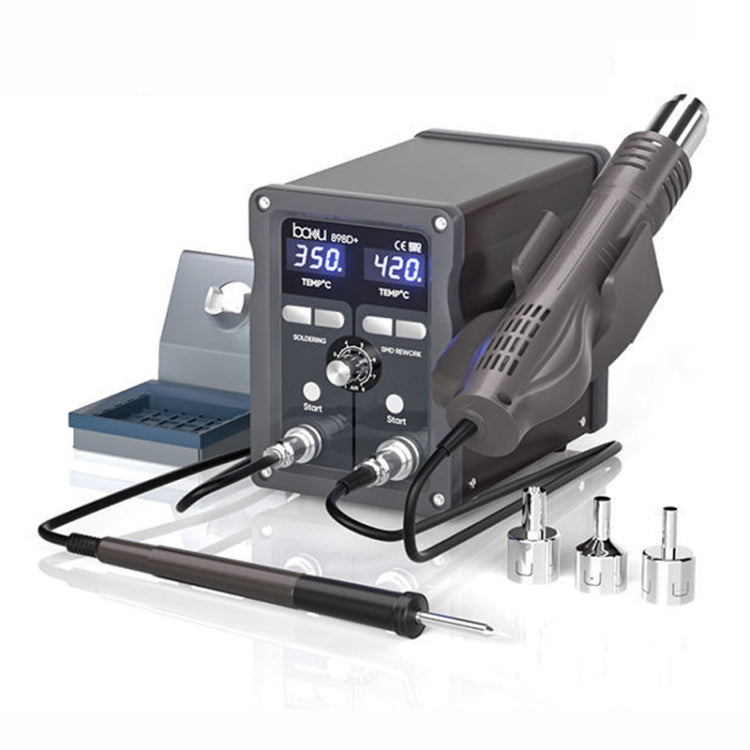 BAKU BA-898D+ T12 Solder Station Adjustable Temperature Electric Digital Soldering Iron For Phone Repair US Plug 110V - Electric Soldering Iron by BAKU | Online Shopping UK | buy2fix