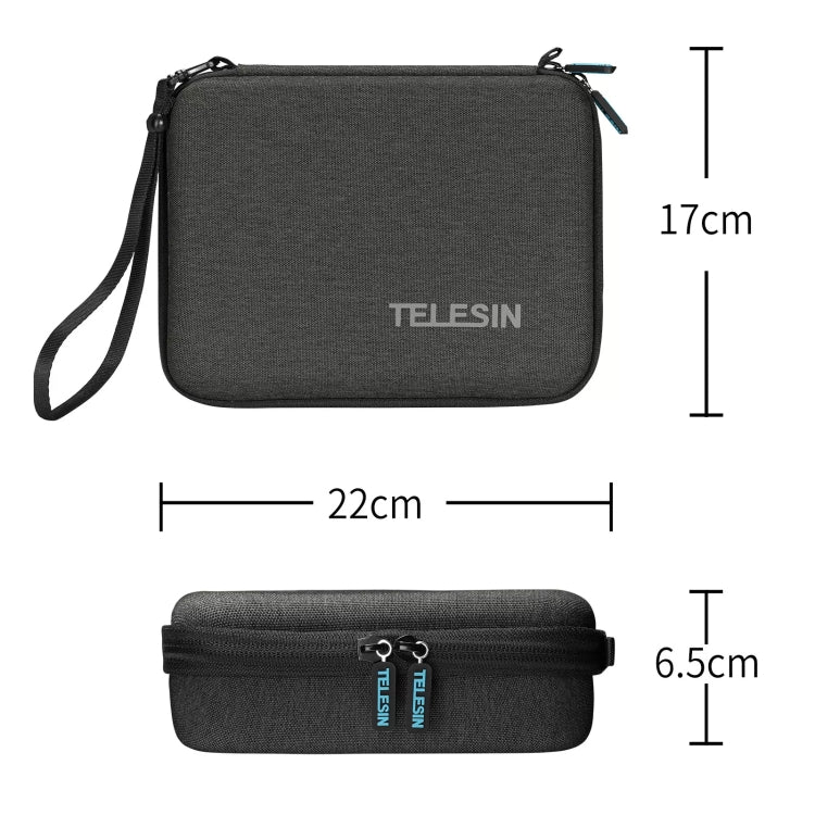 TELESIN Sports Camera Accessories Storage Bag For GoPro HERO / DJI Action / Insta360 etc. - Carry Cases by TELESIN | Online Shopping UK | buy2fix