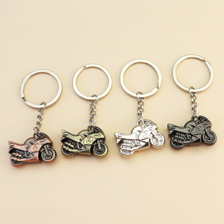 Simulation Cool Motorcycle Keychain Metal Decoration Pendant, Style: X-224 Silver - Key Rings by buy2fix | Online Shopping UK | buy2fix