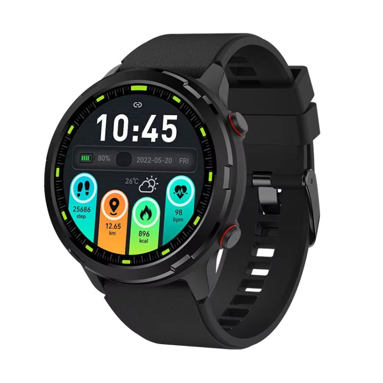 Outdoor GPS Sport Watch 1.32inch HD Round Screen Multi Sport Mode Smartwatch(Black) - Smart Watches by buy2fix | Online Shopping UK | buy2fix