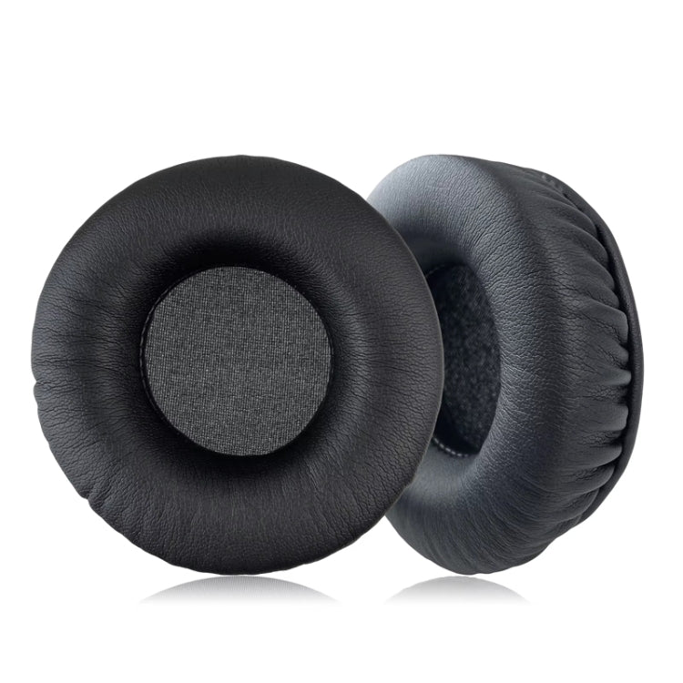 For Edifier K550 2pcs Headphone Sponge Leather Case 6cm Earmuffs(Black) - Earmuff & Pad by buy2fix | Online Shopping UK | buy2fix