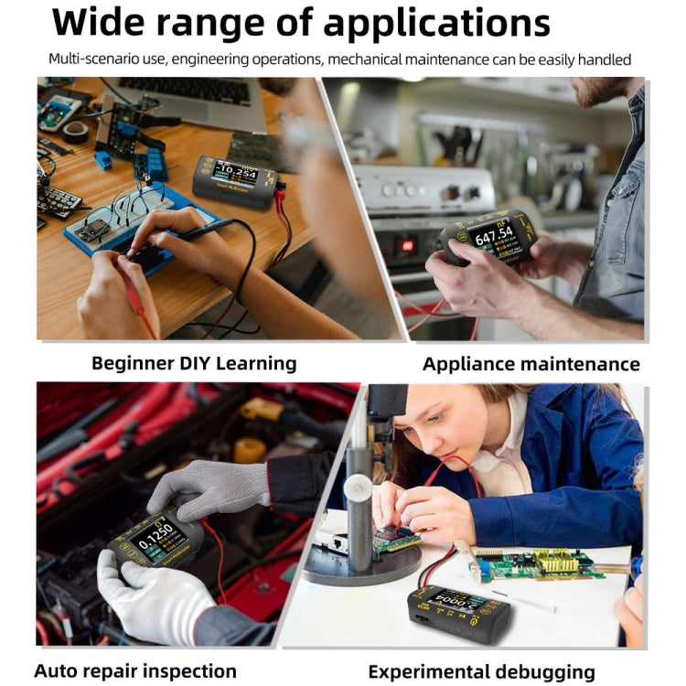 BSIDE S40 High Precision Digital Multimeter Portable Desktop Colorful Screen 20,000 Characters Multimeter - Digital Multimeter by BSIDE | Online Shopping UK | buy2fix