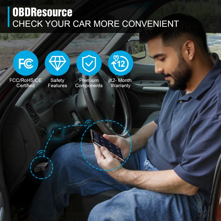 OBDResource ELM327 Car Fault Bluetooth Diagnostic Instrument Supports iO - Electronic Test by OBDResource | Online Shopping UK | buy2fix