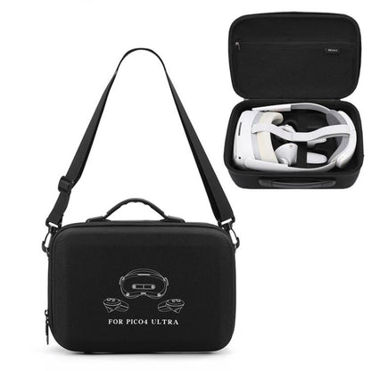 For PICO 4 Ultra BKANO P4U-001 VR Glasses Organizer Handheld Shoulder Bag(Black) - VR Accessories by BKANO | Online Shopping UK | buy2fix