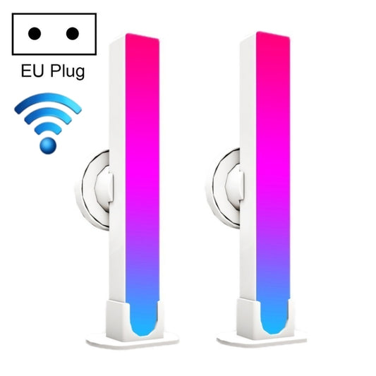 2pcs/box RGB Desktop Background Music Rhythm Pickup Ambient Light, Version: WiFi(EU Plug) - Novelty Lighting by buy2fix | Online Shopping UK | buy2fix