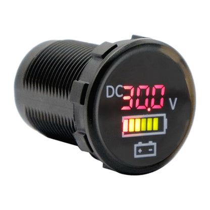 12 / 24V Car / Boat Battery Measurement Meter 5-30V Voltage and Electricity Meter - Marine Accessories & Parts by buy2fix | Online Shopping UK | buy2fix