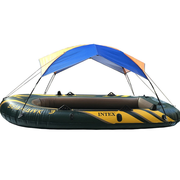 68351 Folding Awning Canoe Rubber Inflatable Boat Parasol Tent for 4 Person,Boat is not Included - Marine Accessories & Parts by buy2fix | Online Shopping UK | buy2fix