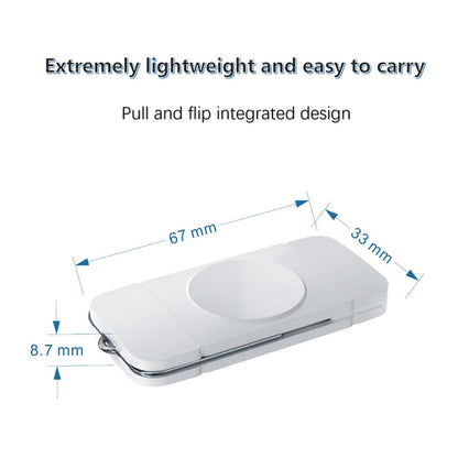 U8S USB / Type-C Magnetic Wireless Charger Fast Charger for Samsung Watch 3 / 4, 4 Classic, Active 1 / 2(White) - Smart Wear by buy2fix | Online Shopping UK | buy2fix