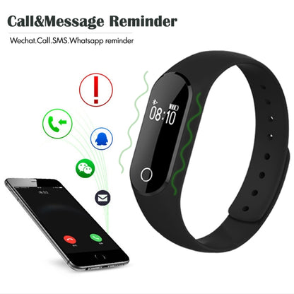 TLW25 0.42 inch OLED Display Bluetooth Smart Bracelet, IP66 Waterproof, Support Heart Rate Monitor / Pedometer / Calls Remind / Sleep Monitor / Sedentary Reminder / Alarm / Remote Capture, Compatible with Android and iOS Phones (Black) - Smart Wear by buy2fix | Online Shopping UK | buy2fix