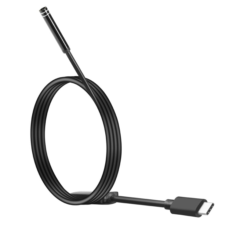 AN97 USB-C / Type-C Endoscope Waterproof IP67 Tube Inspection Camera with 8 LED & USB Adapter, Length: 1m, Lens Diameter: 7mm -  by buy2fix | Online Shopping UK | buy2fix