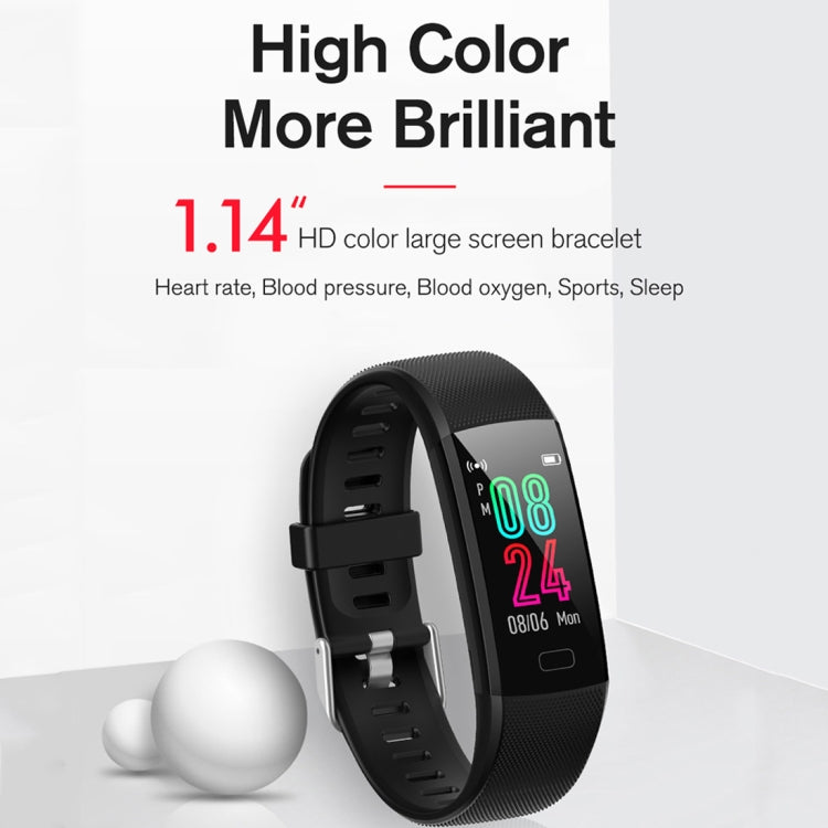 Y10 0.96 inch TFT Color Screen Smart Bracelet, Support Call Reminder/ Heart Rate Monitoring /Blood Pressure Monitoring/ Sleep Monitoring/Blood Oxygen Monitoring(Red) - Smart Wear by buy2fix | Online Shopping UK | buy2fix