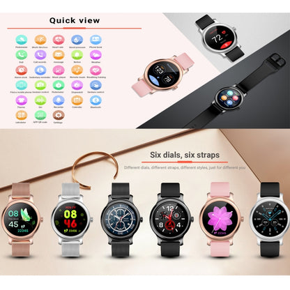 SMA-R2 1.3 inches IPS Screen Smart Watch IP65 Waterproof,Support Call /Message Reminder /Dual-mode Bluetooth 3.0 + 4.0/ Sleeping Monitoring /Sedentary Reminder (Rose Gold Metal Strap) - Smart Wear by buy2fix | Online Shopping UK | buy2fix