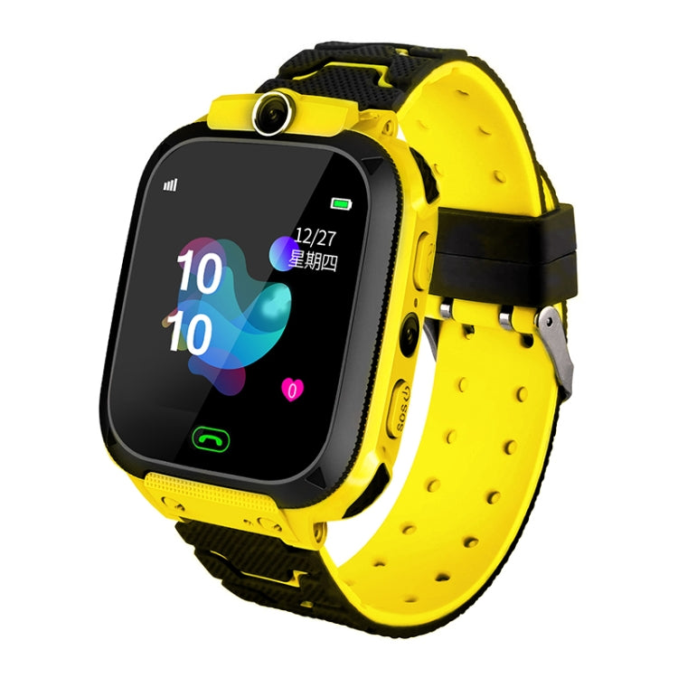 Q12B 1.44 inch Color Screen Smartwatch for Children, Support LBS Positioning / Two-way Dialing / One-key First-aid / Voice Monitoring / Setracker APP (Yellow) - Smart Wear by buy2fix | Online Shopping UK | buy2fix