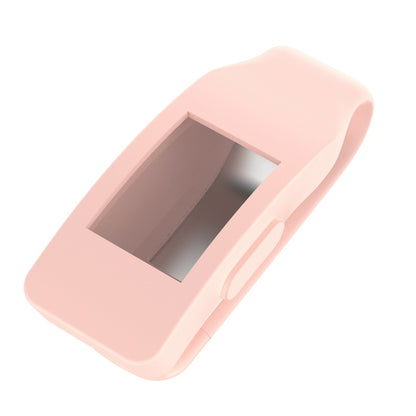 Smart Watch Silicone Clip Button Protective Case for Fitbit Inspire / Inspire HR / Ace 2(Pink) - Screen Protector by ENKAY | Online Shopping UK | buy2fix