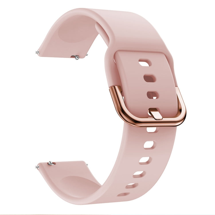 Smart Watch Electroplated Buckle Watch Band for Galaxy Watch Active(Pink) - Watch Bands by buy2fix | Online Shopping UK | buy2fix