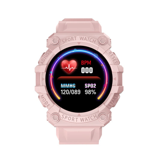 FD68S 1.44 inch Color Roud Screen Sport Smart Watch, Support Heart Rate / Multi-Sports Mode(Pink) - Smart Wear by buy2fix | Online Shopping UK | buy2fix