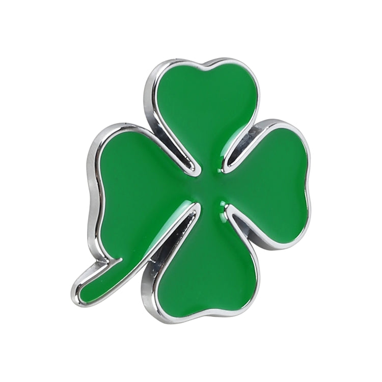 Four Leaf Clover Luck Symbol Badge Labeling Sticker Styling Car Decoration, Size: 4x3x0.3cm - In Car by buy2fix | Online Shopping UK | buy2fix