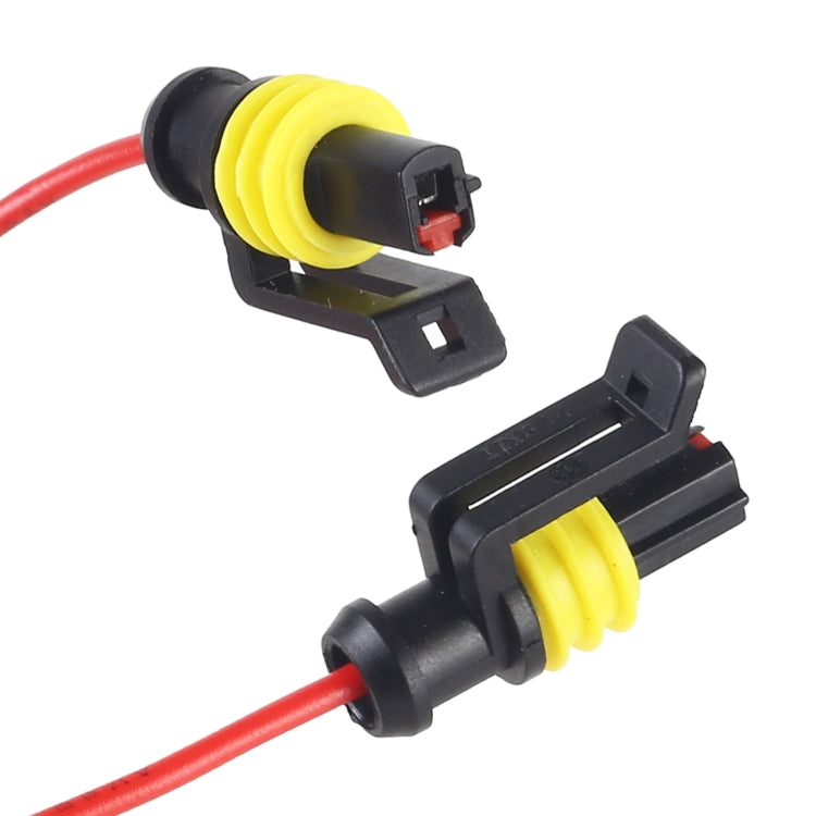 10pcs 1P Car Waterproof Plug Car Connector Plug-In, Length：10cm - Cables & Connectors by buy2fix | Online Shopping UK | buy2fix