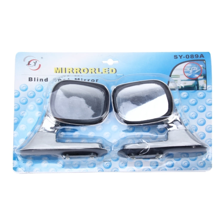 2 PCS SY-089A 360 Degree Rotatable Two Side Assistant Mirror for Auto Car - Convex Mirror & Accessories by buy2fix | Online Shopping UK | buy2fix