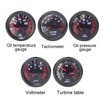 52mm 12V Universal Car Modified Voltmeter - In Car by buy2fix | Online Shopping UK | buy2fix