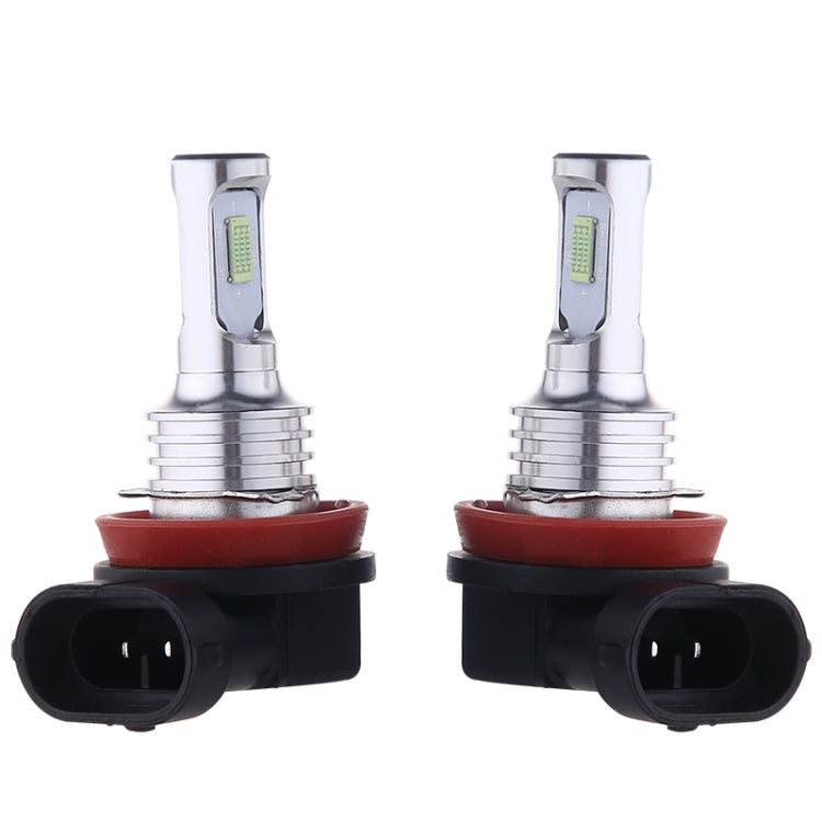 2 PCS H8/H11 72W 1000LM 6000-6500K Super Bright White Light Car Fog LED Bulbs, DC 12-24V (Ice Blue Light) - In Car by buy2fix | Online Shopping UK | buy2fix