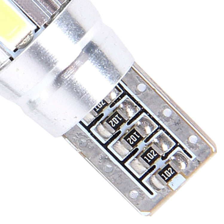 2PCS T10 3W White Light 6 SMD 5630 LED Error-Free Canbus Car Clearance Lights Lamp, DC 12V - Clearance Lights by buy2fix | Online Shopping UK | buy2fix