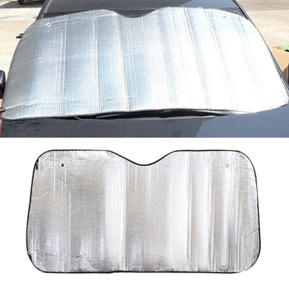 Silver Aluminum Foil Sun Shade Car Windshield Visor Cover Block Front Window Sunshade UV Protect, Size: 150 x 80cm - Aluminum Film PEVA by buy2fix | Online Shopping UK | buy2fix
