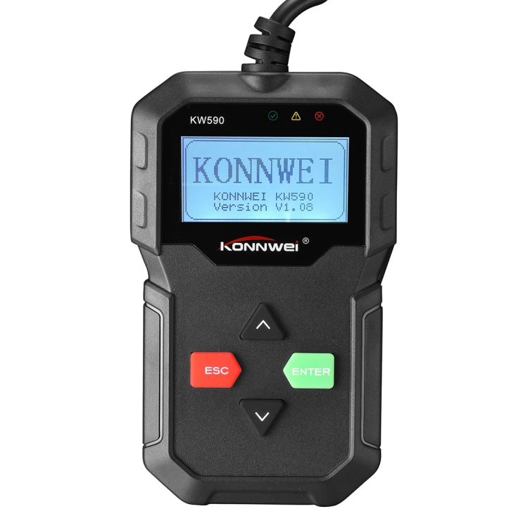 KONNWEI KW590 Mini OBDII Car Auto Diagnostic Scan Tools Auto Scan Adapter Scan Tool (Can Only Detect 12V Gasoline Car)(Black) - In Car by KONNWEI | Online Shopping UK | buy2fix