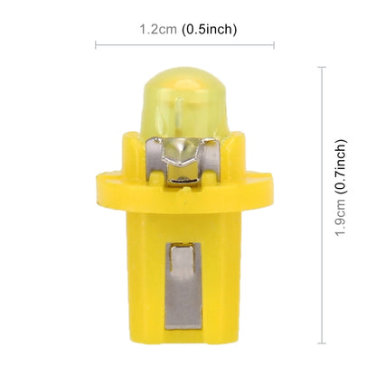 10 PCS 0.4W B8.5 Wedge Instrument Panel COB LED Light Dashboard Gauge Cluster Indicator Lamp Bulb (Amber) - Instrument Lights by buy2fix | Online Shopping UK | buy2fix