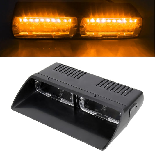 DC 12V 4.2W 16LEDs Crystal Lamp Beads Car Windshield Warning Lamp 18 Flash Patterns(Adjustable) - Warning Lights by buy2fix | Online Shopping UK | buy2fix