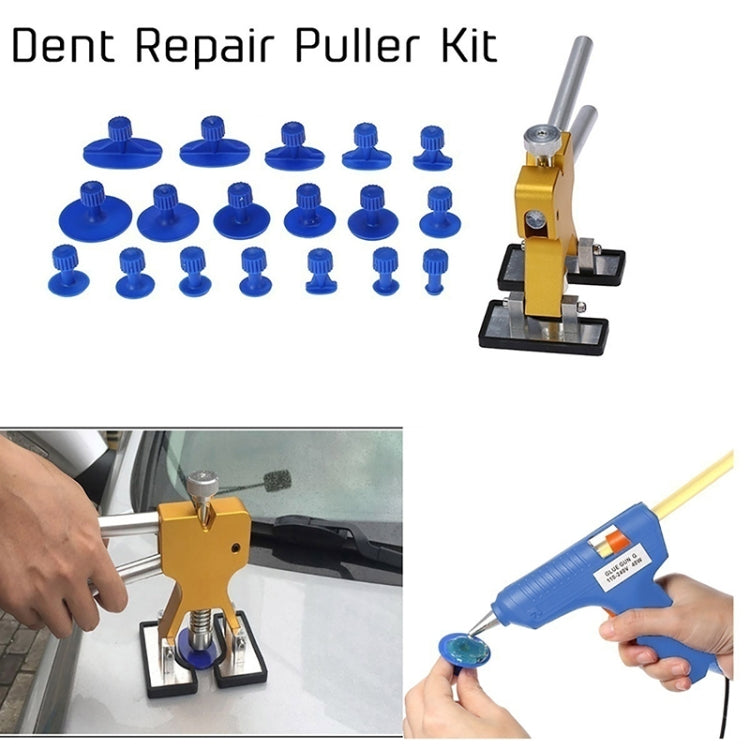 45 in 1 Auto Car Metal PDR Dent Lifter-Glue Puller Tab Hail Removal Paintless Car Dent Repair Tools Kit, with 20W Glue Gun, US Plug or EU Plug - In Car by buy2fix | Online Shopping UK | buy2fix