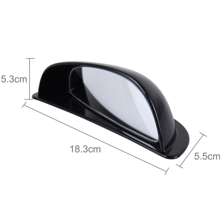 3R-090 Car Blind Spot Rear View Wide Angle Mirror(Black) - Convex Mirror & Accessories by 3R | Online Shopping UK | buy2fix