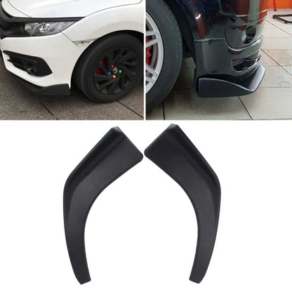 2 PCS Universal Fit Car Front Bumper Spoiler Lip Splitter Diffuser SUV ABS Front Shovel, Length: 74cm - Bumper by buy2fix | Online Shopping UK | buy2fix