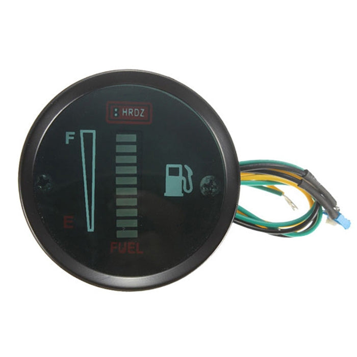 Car Modified Instrument Panel 12V LCD Display Oil Meter - In Car by buy2fix | Online Shopping UK | buy2fix
