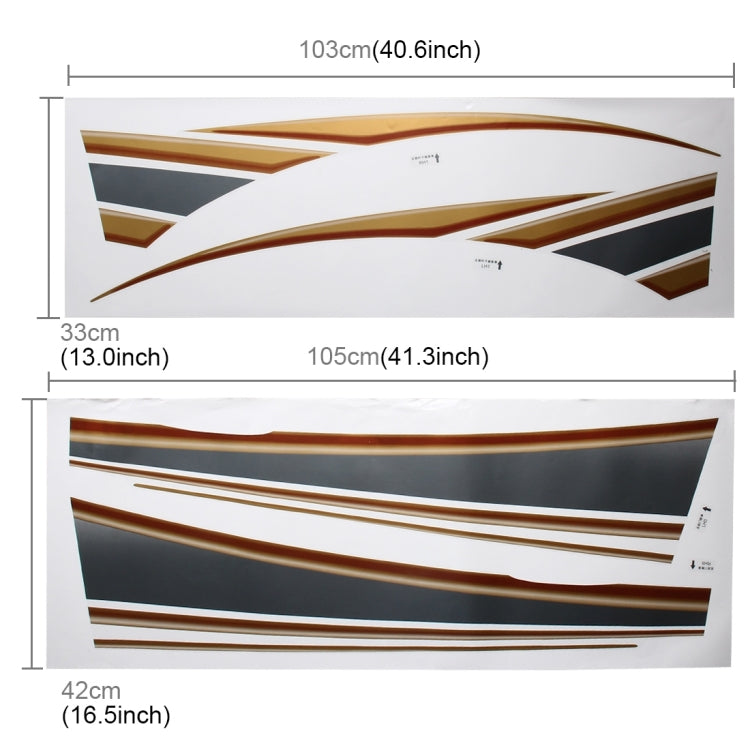 5 PCS SUV Body Decorative Strip Brand Car Streamline Shining Sticker for Toyota Prado4000 2011 Version - Decorative Sticker by buy2fix | Online Shopping UK | buy2fix