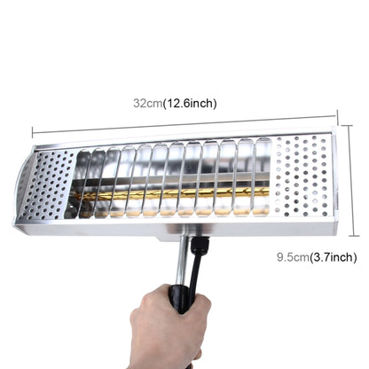 1000W Handheld Heat Light Infrared Dryer Spray Paint Heating Curing Lamp Baking Booth Heater, Cable Length: 2m EU Plug - Infrared Paint Lamp by buy2fix | Online Shopping UK | buy2fix