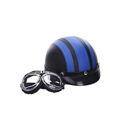 Winter Season Motorcycle Breathable Safty Helmet(Blue) - Helmets by buy2fix | Online Shopping UK | buy2fix