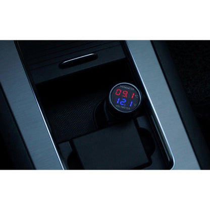 2 in 1 Universal Car Digital Voltage Meter Temperature Meter (Random Color Delivery) - In Car by buy2fix | Online Shopping UK | buy2fix
