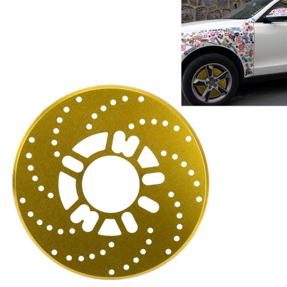 2 PCS Universal Aluminium Auto Car Wheel Disc Brake Racing Decorative Cover(Gold) - In Car by buy2fix | Online Shopping UK | buy2fix